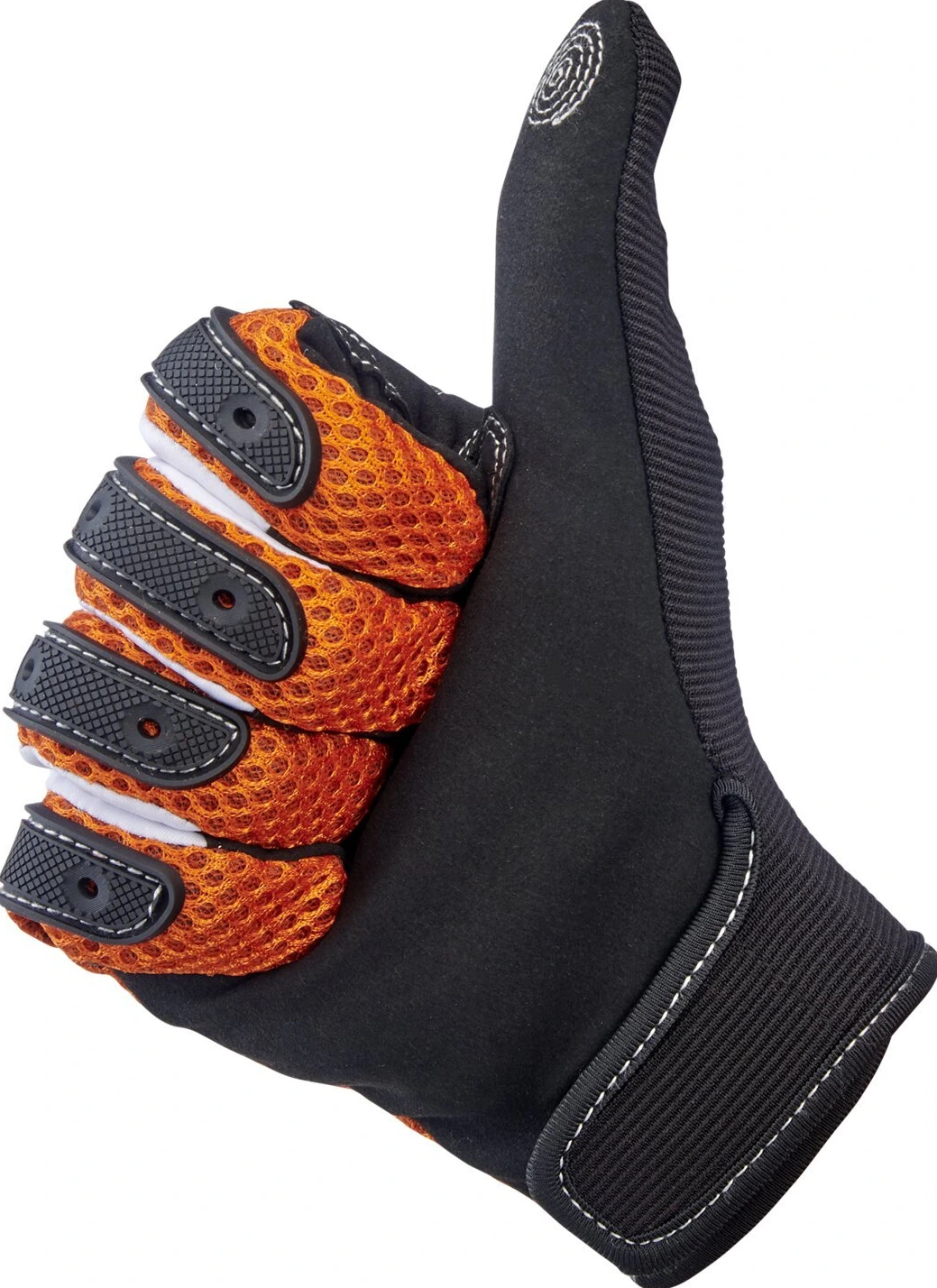 Biltwell Anza gloves, orange, Black, M