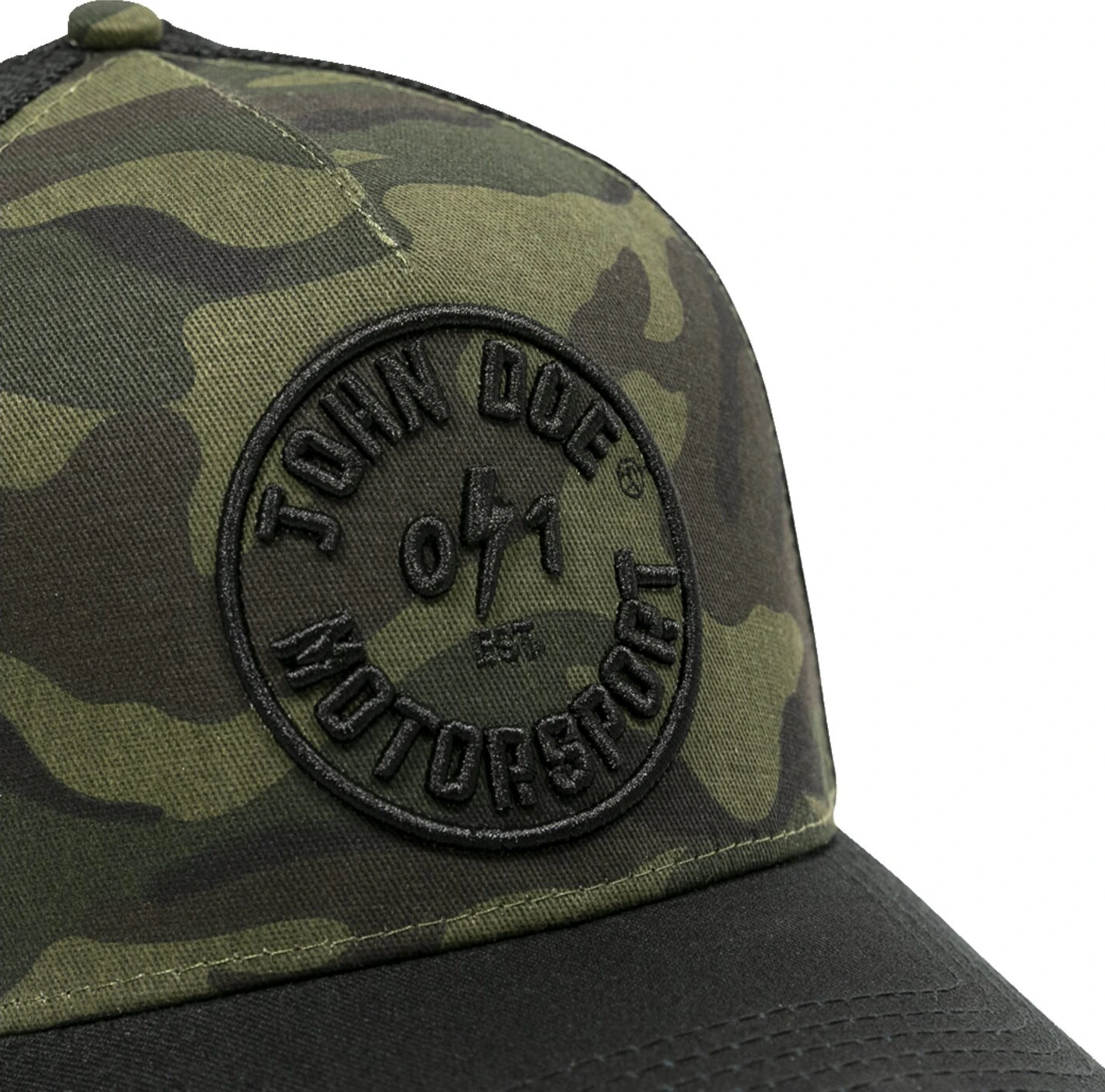 John Doe Camou 0/1 cap, Black