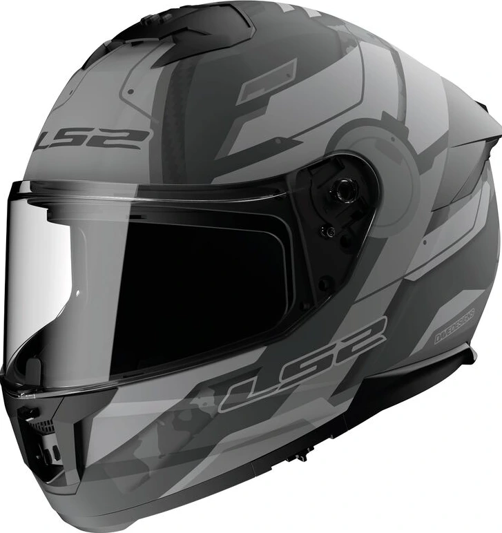 LS2 FF808 STREAM II SHADOW helmet - Matt Titanium Grey, XS