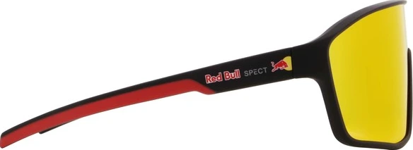 Spect Red Bull Daft Sunglasses Soft Black/Red w Brown Red Mirror lens