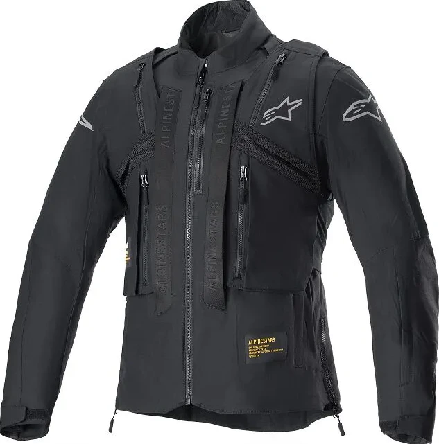 JACKET TECHDURA BLK/SILV M