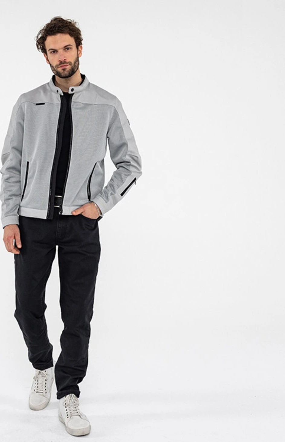 John Doe Aero mesh jacket, artic White, White, S