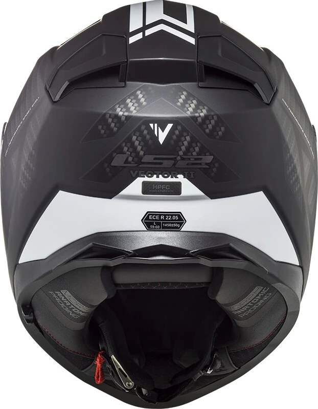 LS2 FF811 VECTOR II SPLITTER helmet - Black White, 3XL