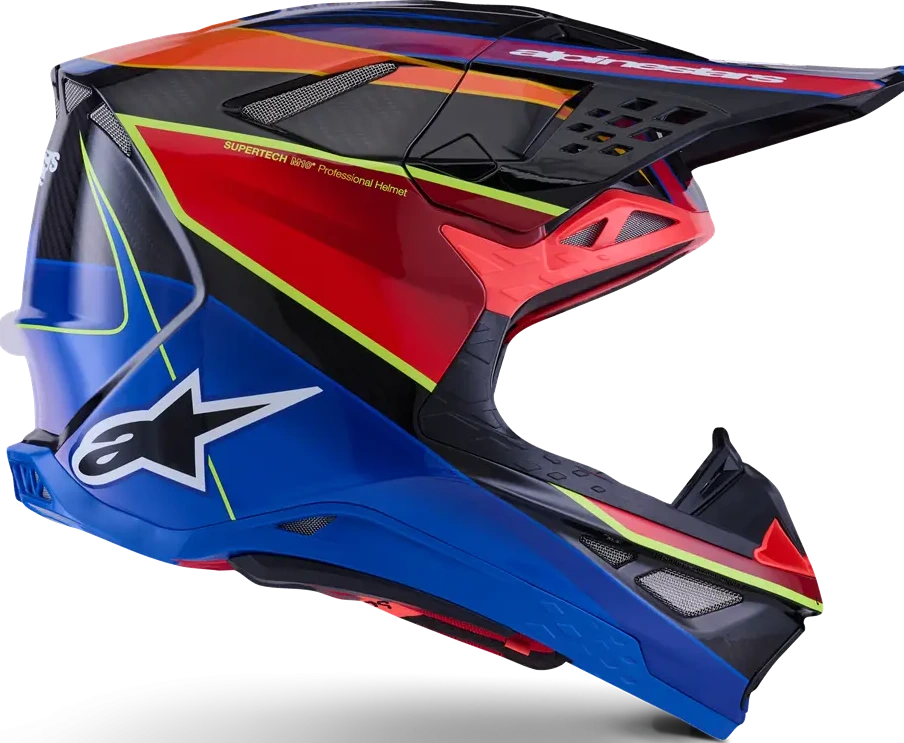 HELMET S-M10 ERA BLUE/RED/YL L