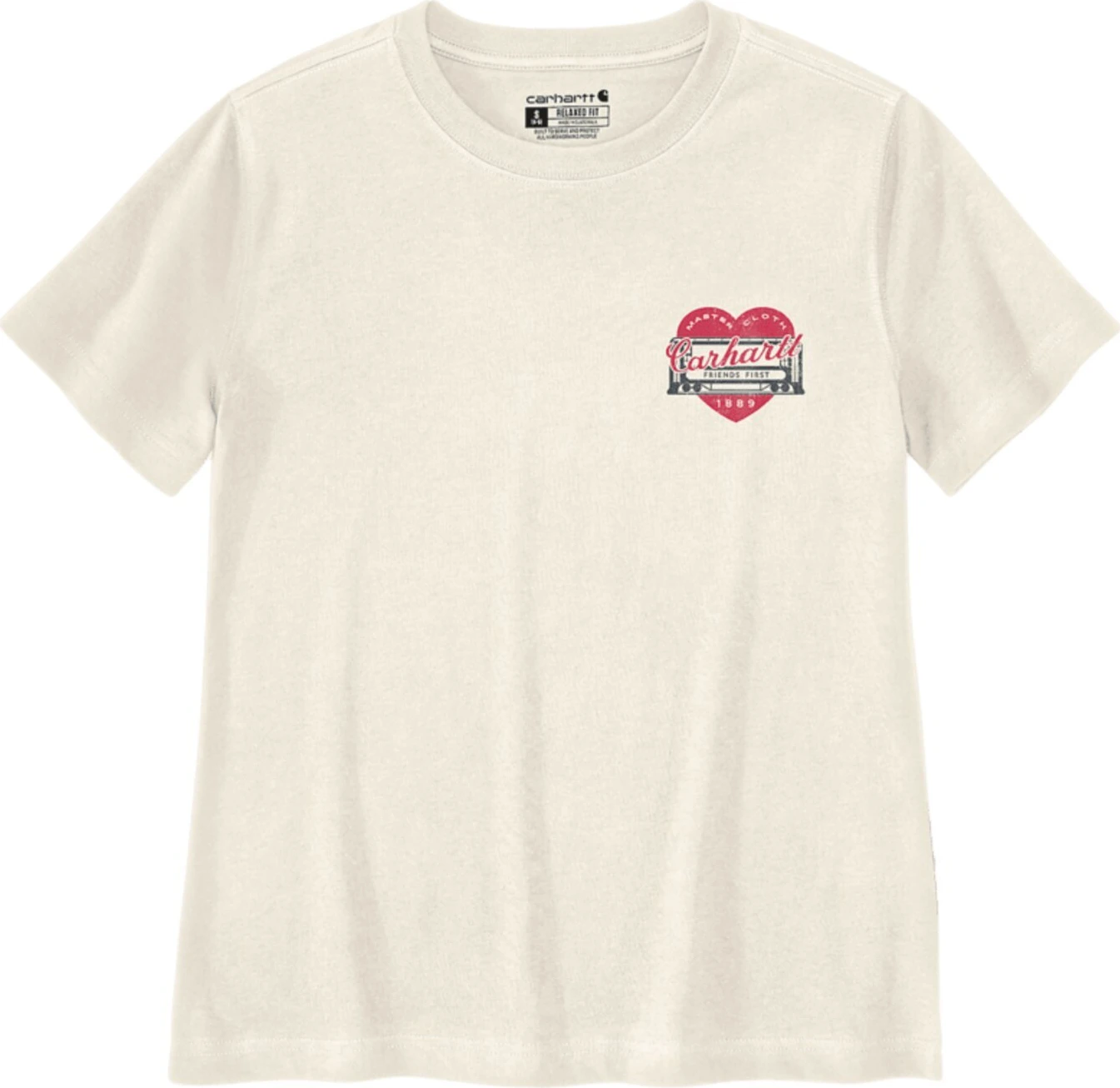 Carhartt Irvine Heart female t-shirt eggshell, Beige, M