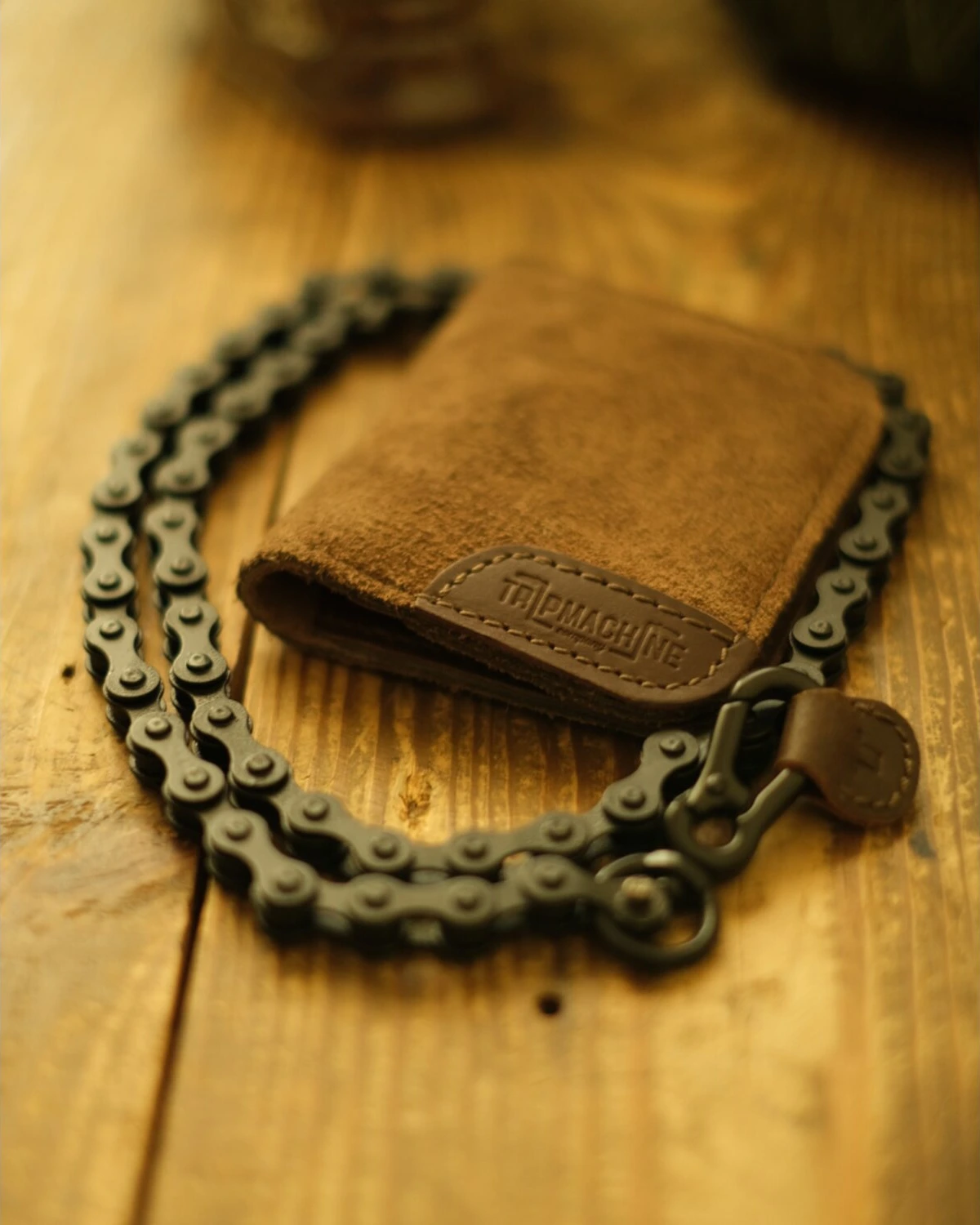 Trip Machine Moto wallet, tobacco