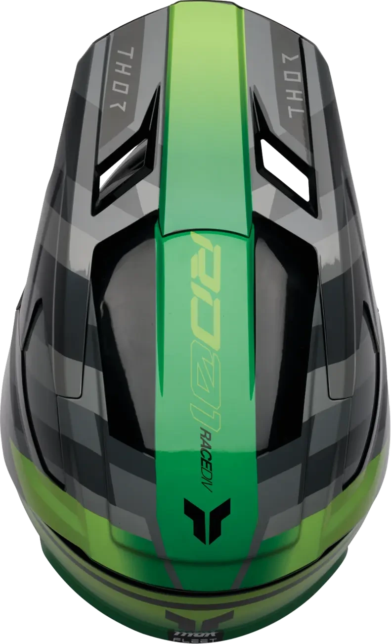 HELMET FLEET YTH CAMBER BK/GN S