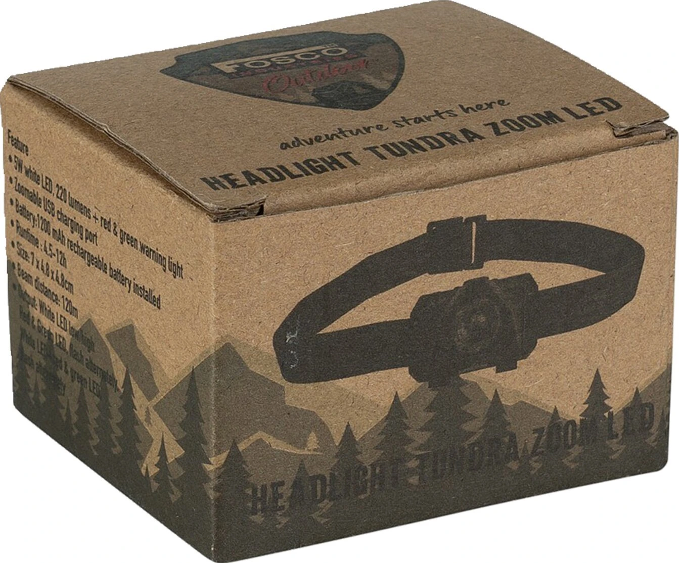 Army Surplus Headlight Tundra Zoom LED, Black