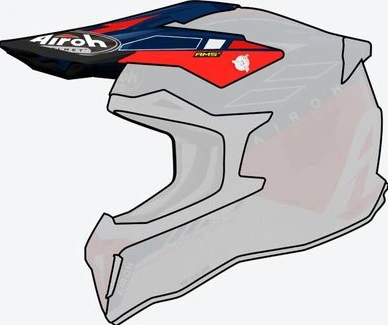 Airoh Strycker Peak Skin Red gloss