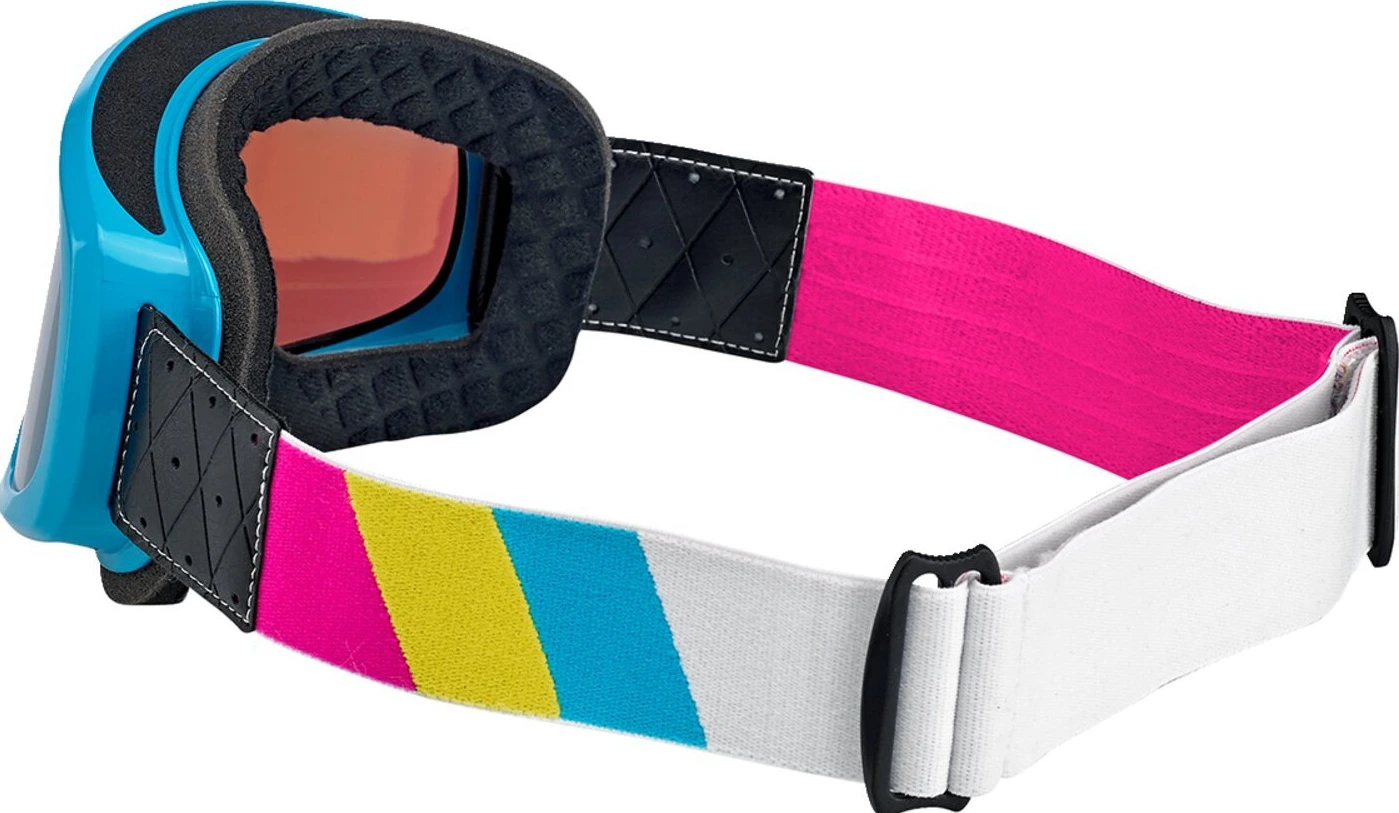 Biltwell Overland 2.0 Tri-Stripe goggle jet boat, Multi-color