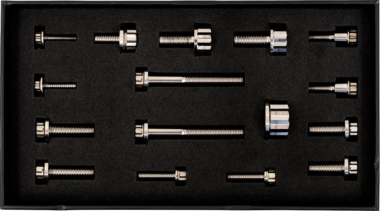 HARWARE KIT TITANIUM M8 PEG MOUNT