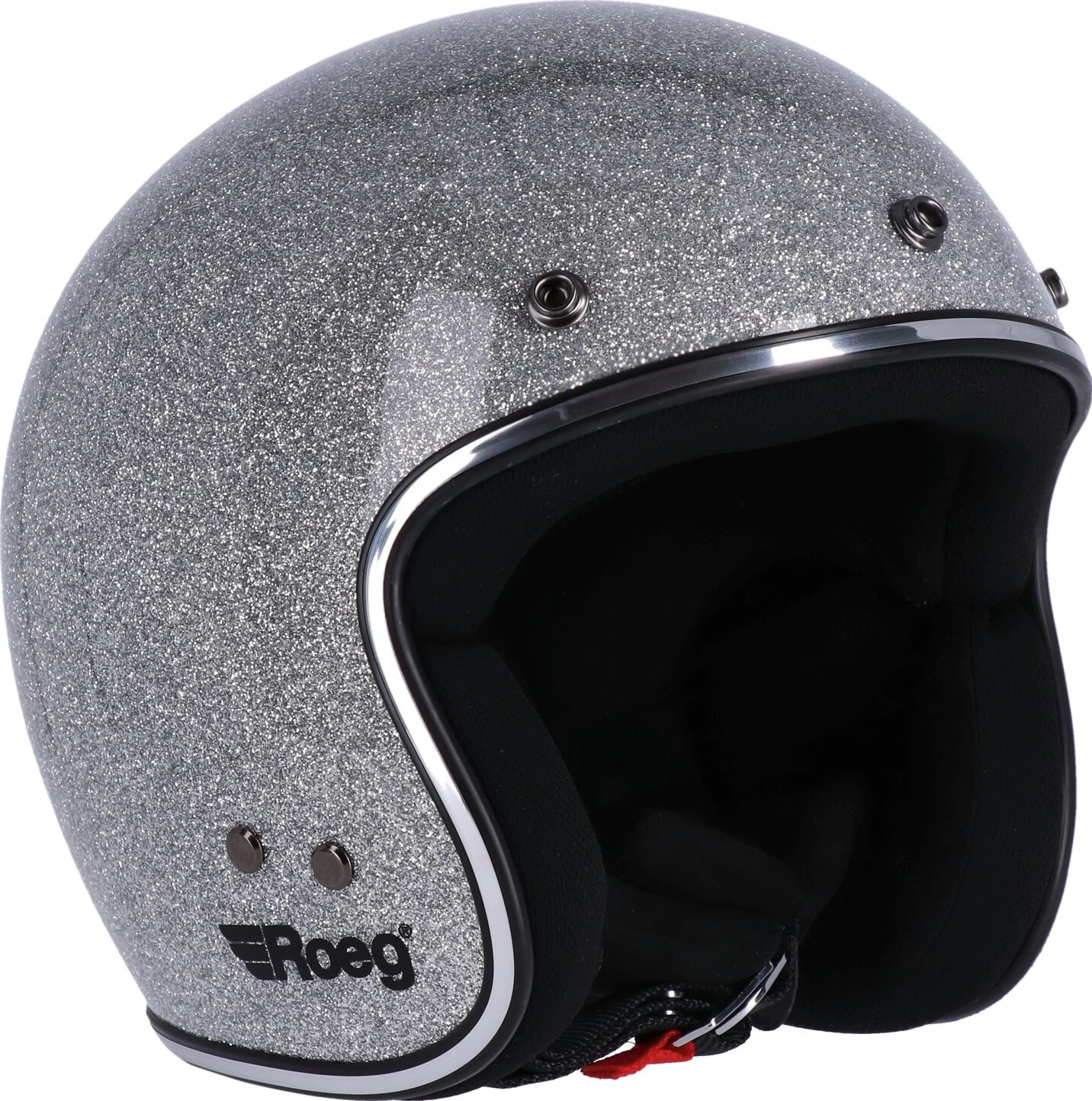 Roeg JETT helmet, disco ball Silver, Silver, L, Metal Flake