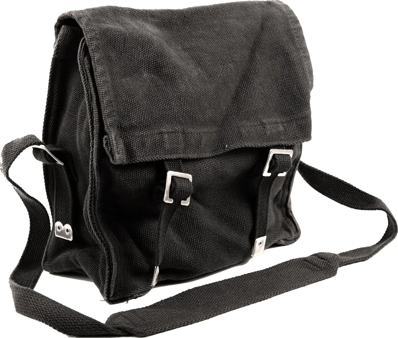 Fosco Canvas shoulder bag, Black