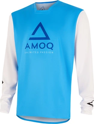 AMOQ Ascent Comp Jersey Sky Blue-White, S