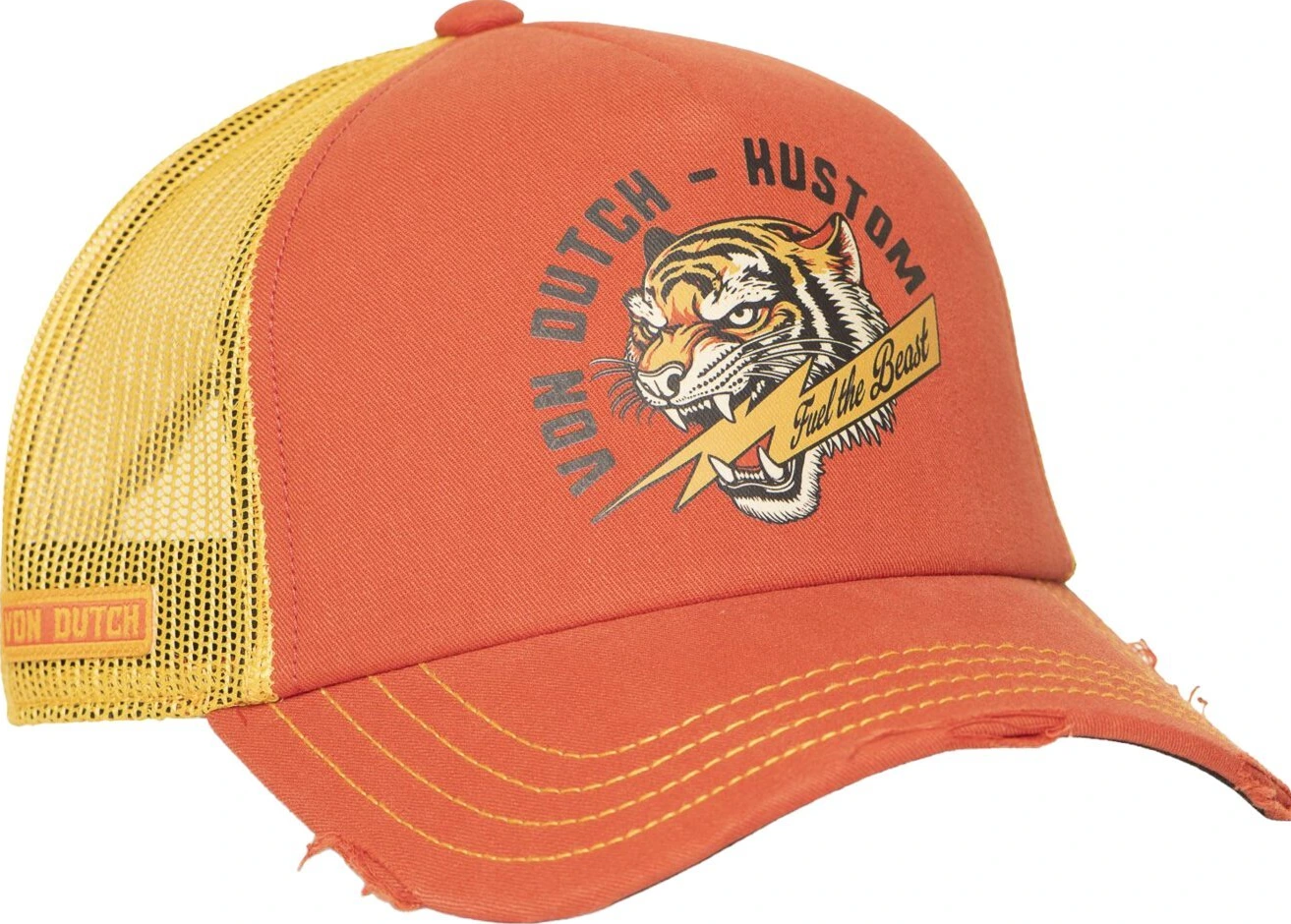 Von Dutch Trucker crew cap beast, Orange