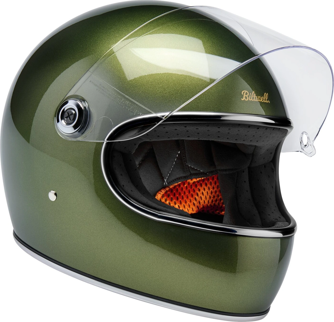 Biltwell Gringo S helmet metallic dart, Green