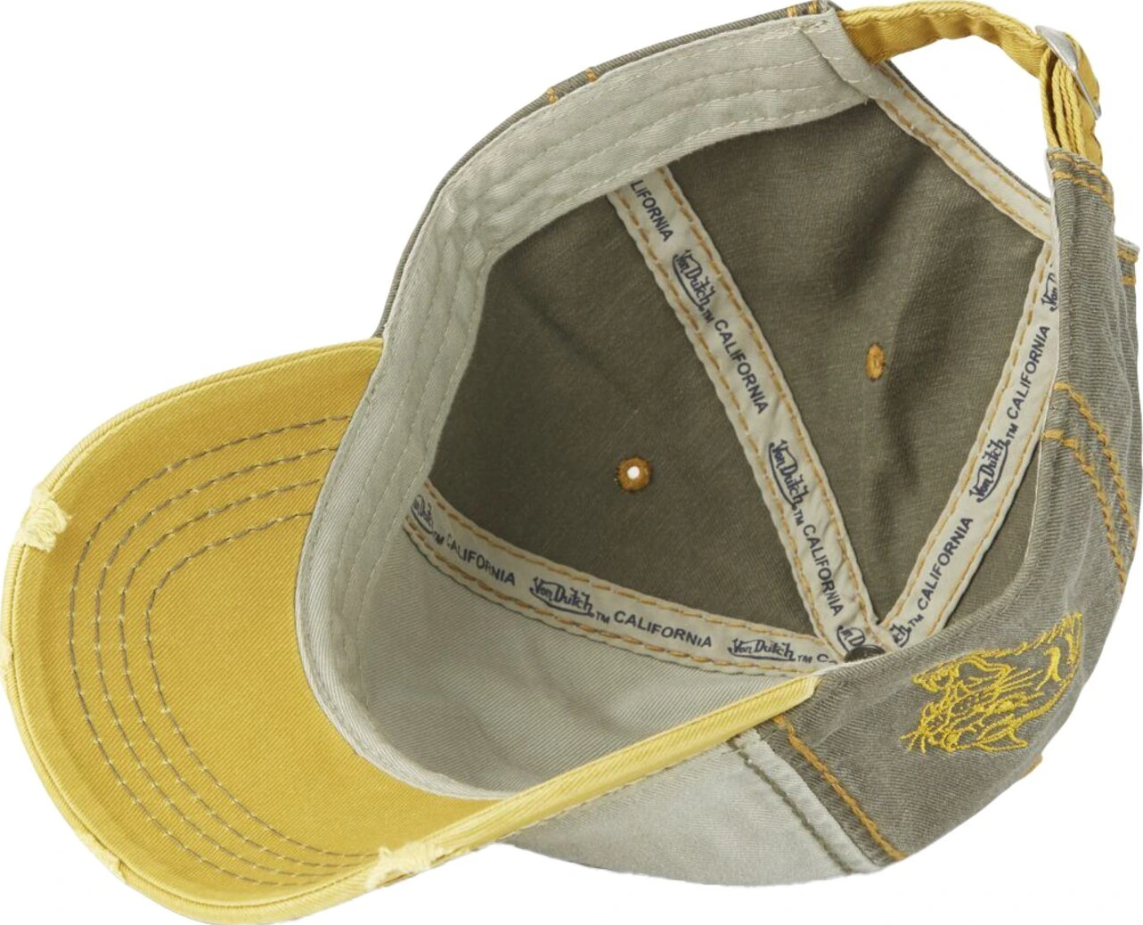 Von Dutch Baseball retro cap handle, Khaki