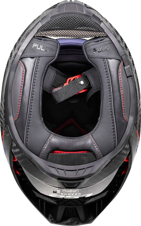 LS2 FF807 DRAGON helmet - XL, Matt Carbon