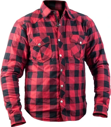 TIMELESS HillBilly kevlar shirt red/black, S