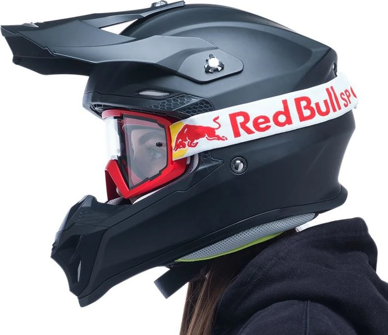 Spect Red Bull Whip MX Goggles Singel lens red clear