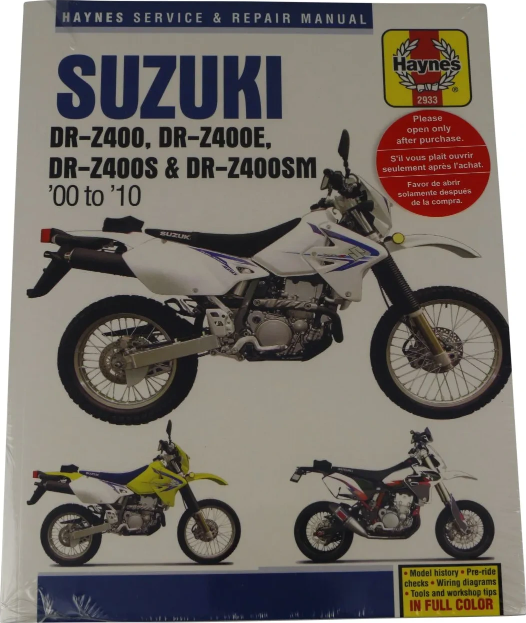 SUZUKI DR-Z400 00-10