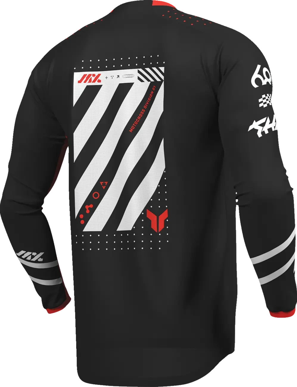 JERSEY LAUNCHMODE FUTURA BK/RD 2X