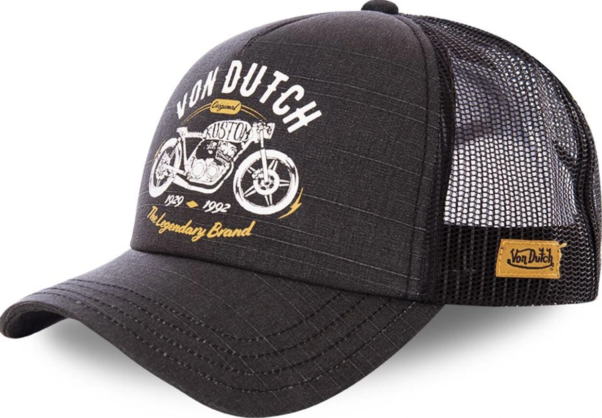 Von Dutch Trucker cap Crew9, Black