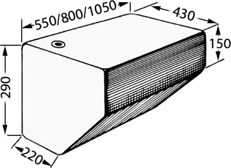 rigid water tank 70 l