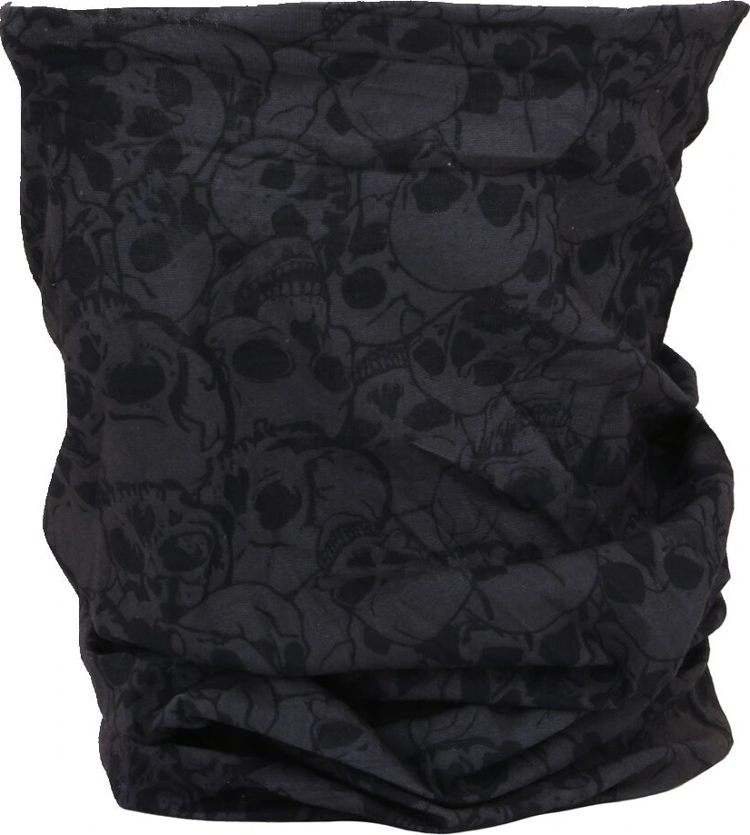 Coolmax tunnel black with, skull Black