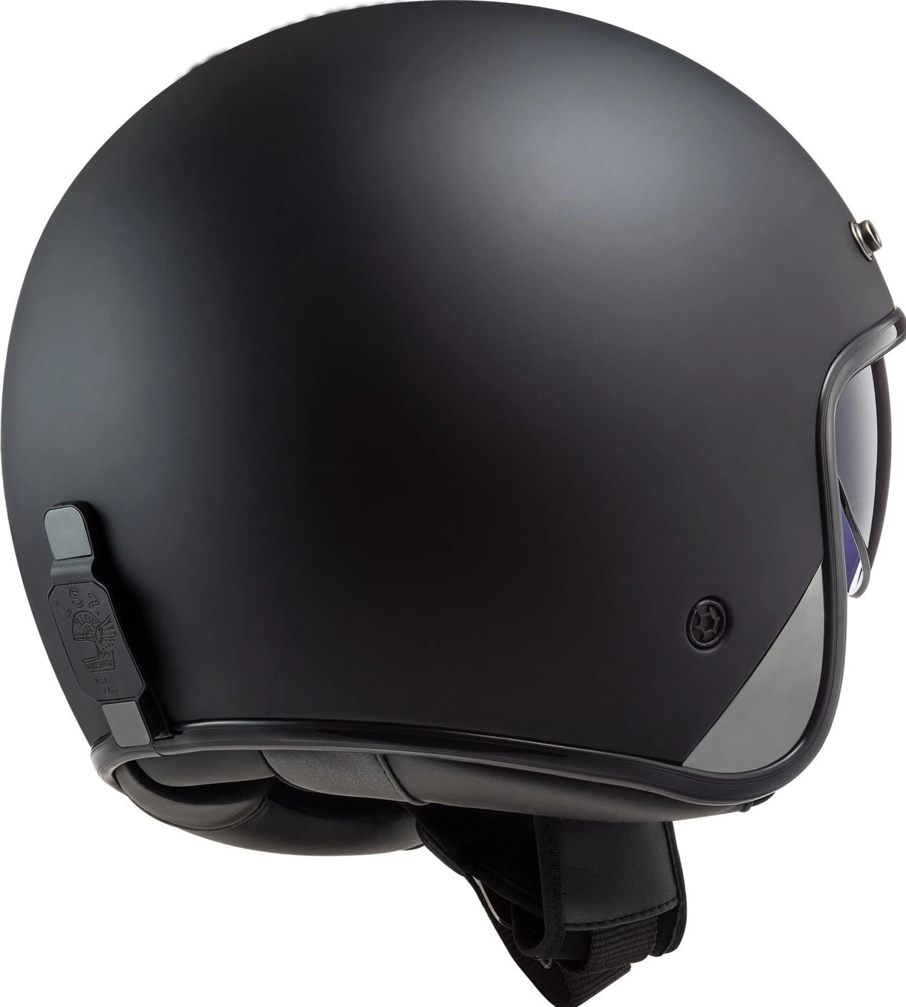 LS2 Bob II Solid helmet, Black, XS, matt