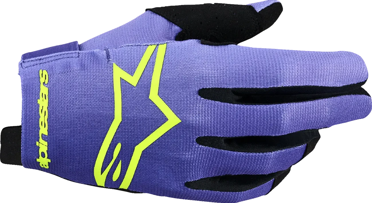 GLOVES RADAR PURPLE/YELLOW S