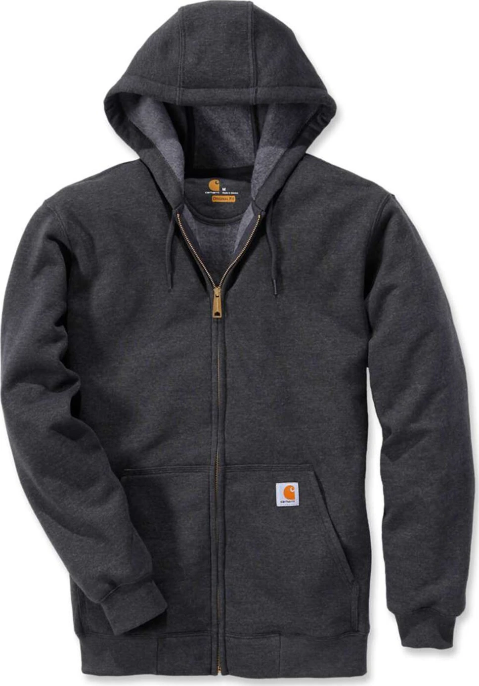 Carhartt Zip Hooded sweatshirt, carbon heather, L