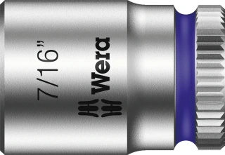 Wera Zyklop 1/4" socket - US sizes 7/16"