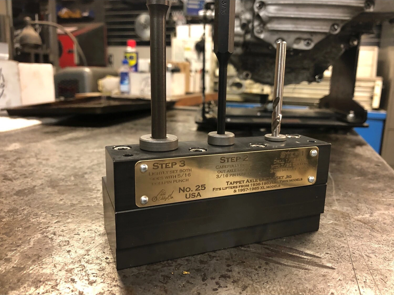 Fast Eddy, tappet roller rebuild tool