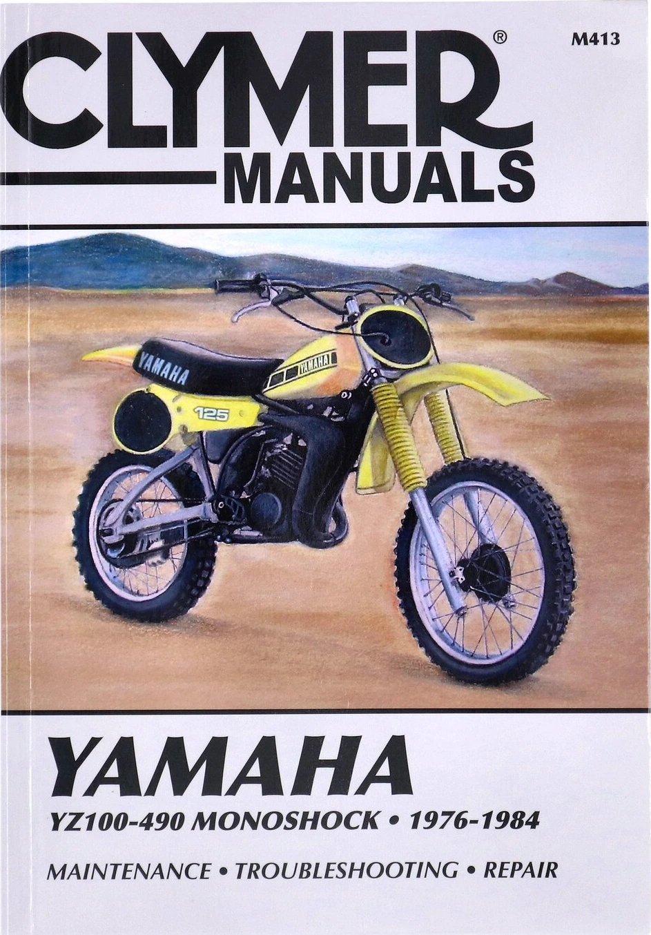 Clymer hooldusjuhend, Yamaha YZ100-490 Monoshock
