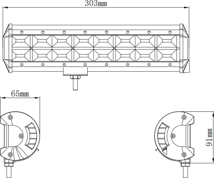 Kinwons LED лента 10-32V 192W Флуд