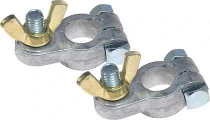 Battery clips pair