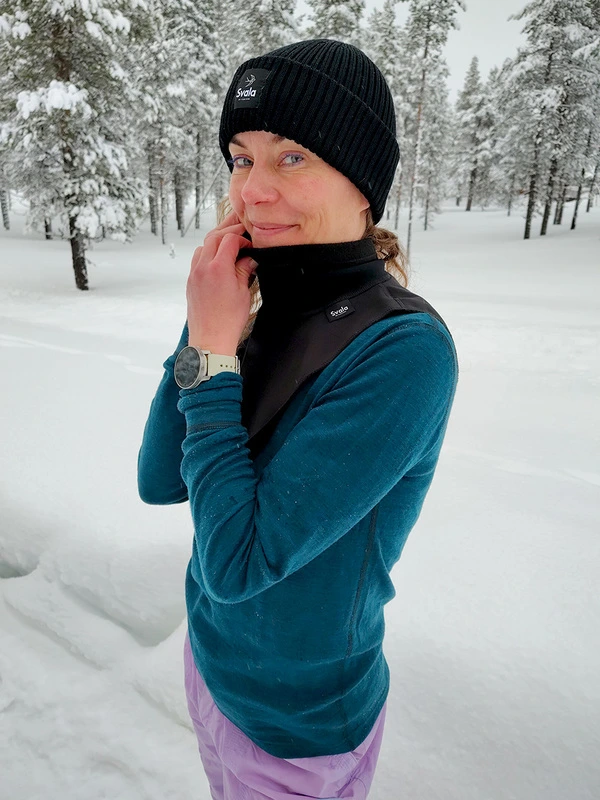 SVALA Neckwarmer Windproof black, S