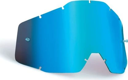 FMF POWERBOMB/CORE YOUTH Replacement Lens Anti-Fog Blue Mirror