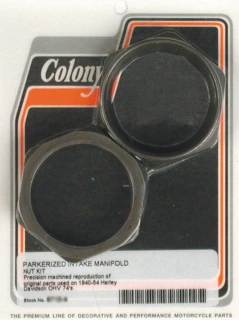 Colony manifold nuts, plumber style