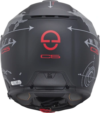 Schuberth Helmet C5 Globe black, 53 XS