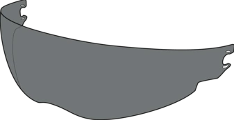SIMPSON Darksome/Venom Inner Sun Visor Dark Tint