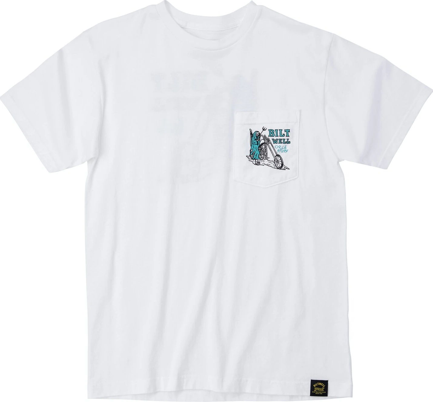 Biltwell Reaper t-shirt, White, S