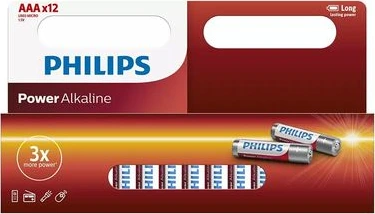 Батарейка Philips LR03 / AAA Power Alkaline B12 (12шт.)