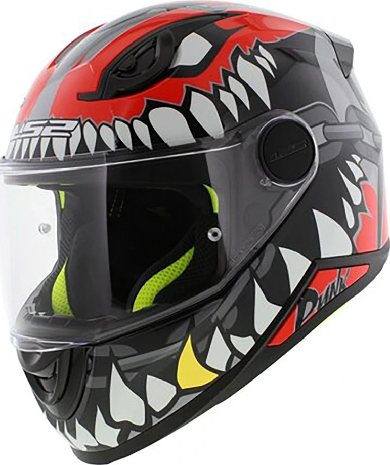 LS2 FF812 KID PUNK helmet - Grey Red, S