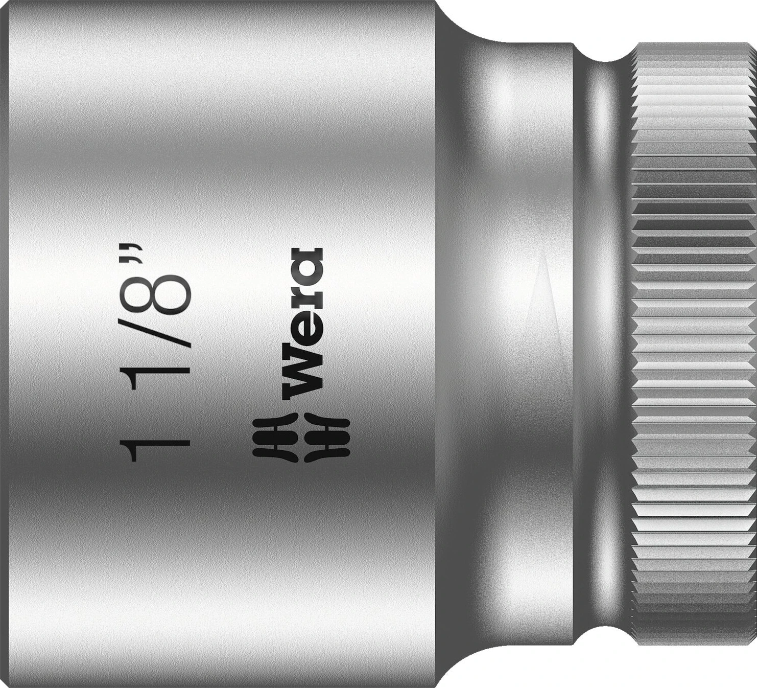 Wera Zyklop 1/2" socket - US sizes 1-1/8", 40 mm, Chrome