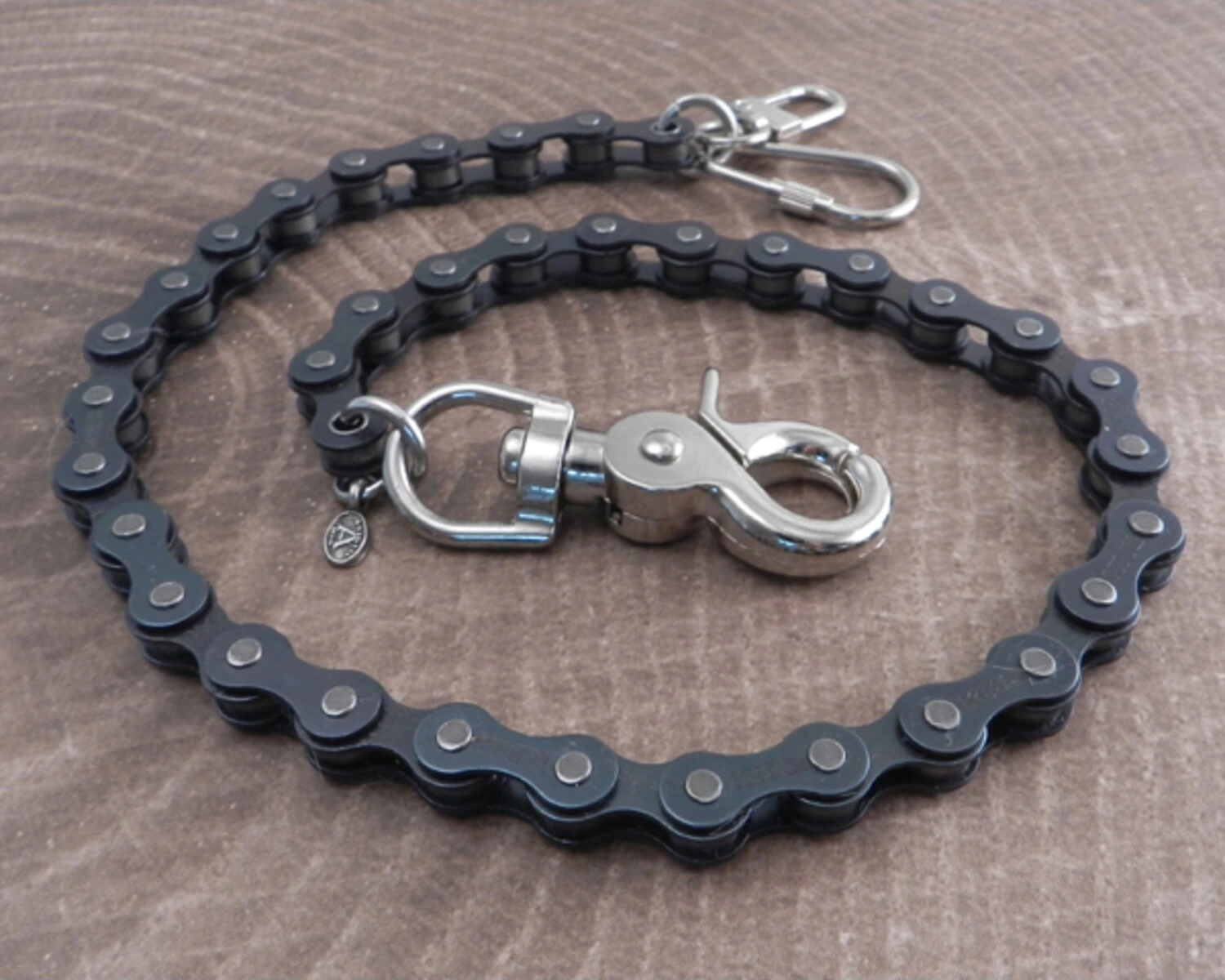 Amigaz Black Bike Wallet Chain 18"
