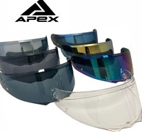 APEX MT300 Visor silver mirror pinlock ready