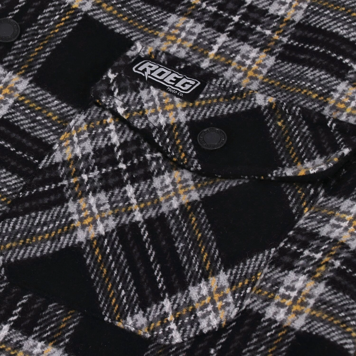 Roeg Blaze Flannel shirt, Gray, S