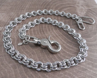 Amigaz Double Ring Wallet Chain 22"